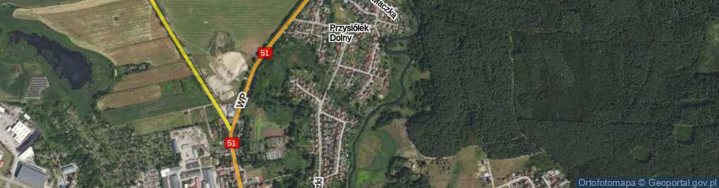 Zdjęcie satelitarne Jasińskiego Jakuba, gen. ul.